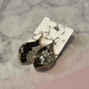 Snake design earrings